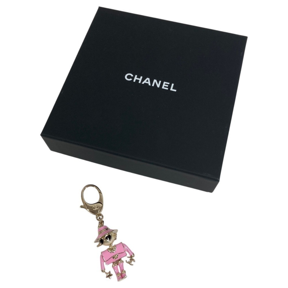 CHANEL B25B Gabrielle Chanel Doll CC Coco Mark Logo Faux Pearl Heart Star Acc... - Picture 12 of 12
